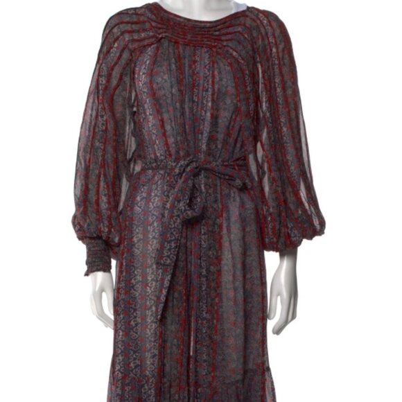 NWOT ULLA JOHNSON Xenia Dress in Twilight XS $895 - Picture 6 of 8